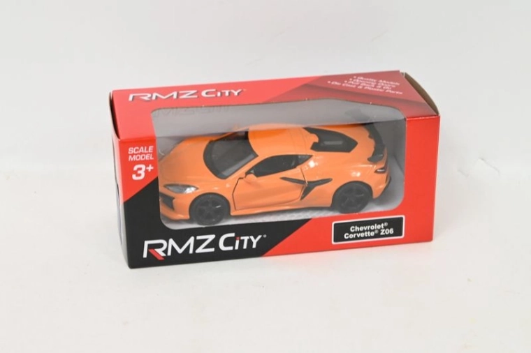 RMZ City Chevrolet Corvette Z06 2023 Die-Cast Car Model Yellow 1:37