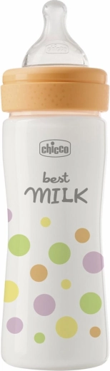 Chicco lutipudel Perfect Easy 250 ml silikoonlutiga, keskmine voolukiirus, 2 k+