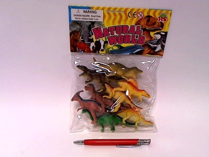 Dinosauruste minifiguuride komplekt 6–8 cm (8 tk)