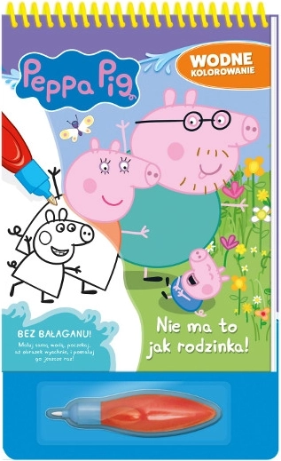 Põrsas Peppa – Veega värvitavad värviraamatud 13: Kõige parem on perekond