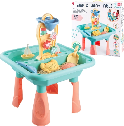 Playgo vee- ja liivalaud – 20-osaline komplekt