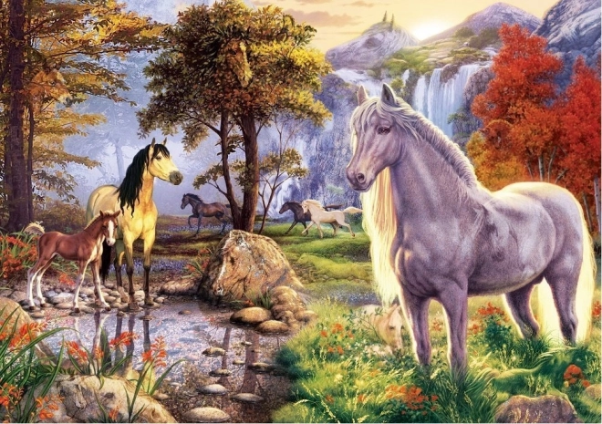 Pusle ART PUZZLE Peidetud hobused 1000 tükki