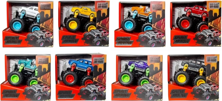 Metallist maastikuauto monster truck