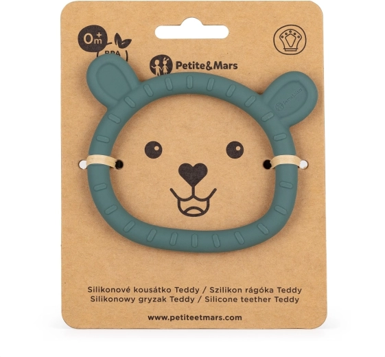 Petite&Mars silicone teether Bunny dusty rose