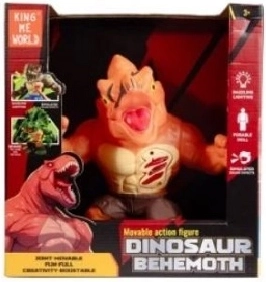 Behemothi dinosaurus valgus- ja heliefektidega 21 cm