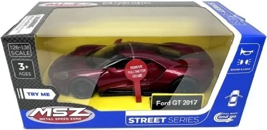 MSZ Ford GT 2017 red car model with light and sound effects