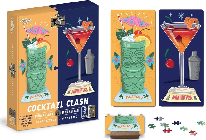 Puzzle Duel kokteilide duell: Piña Colada vs Manhattan 2×70 tükki