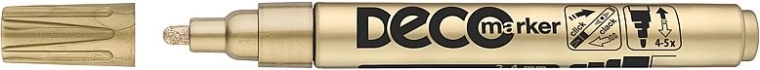 ICO Deco kuldne marker, 2–4 mm