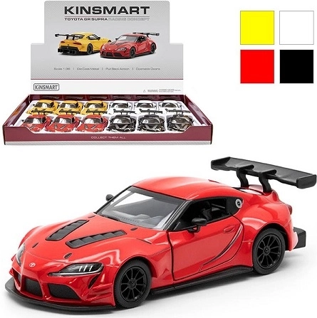 Toyota GR Supra Racing Concept metal toy car 1:36