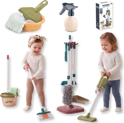 TinyMini Children's Cleaning Set with Stand, 23 Pieces