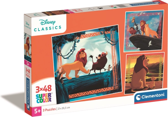 Pusle Lõvikuningas 3×48 tükki CLEMENTONI