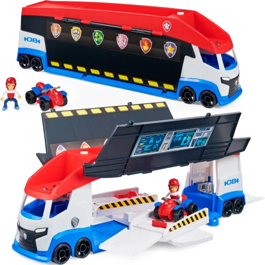 PAW PATROL Suur patrullsõiduk 2.0 – veok Ryderi ATV-ga