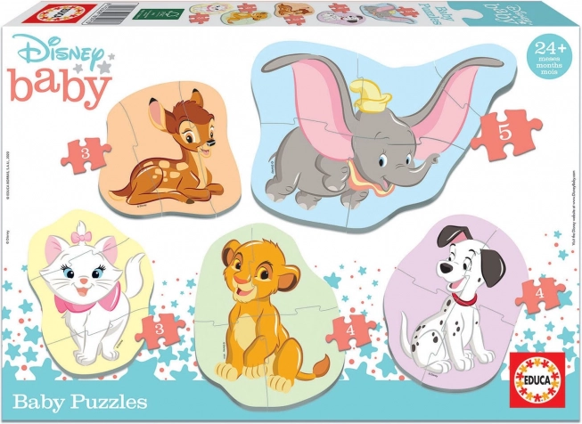 Educa beebipusle Disney loomad 5v1 (3–5 tükki)