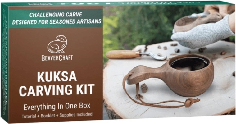 BeaverCraft DIY kuksa nikerdamise komplekt