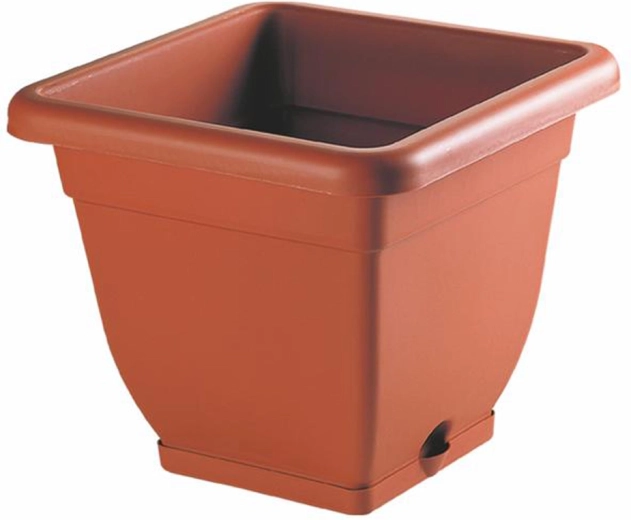 Plastist istutuskast aluslauvaga HEIDRUN Bell 40 × 40 × 34 cm
