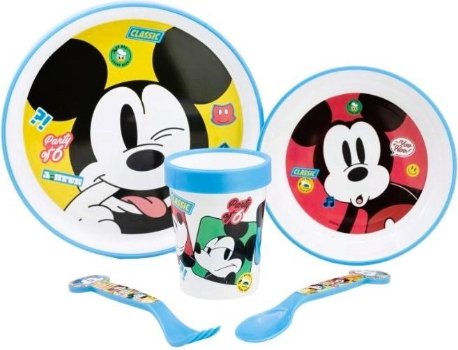 Plastist sööginõude komplekt Mickey Mouse 5 tk – 1 tk