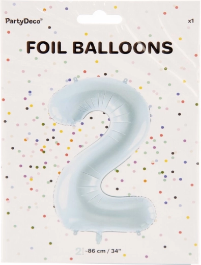 Fooliumõhupall number 2, sinine, 86 cm