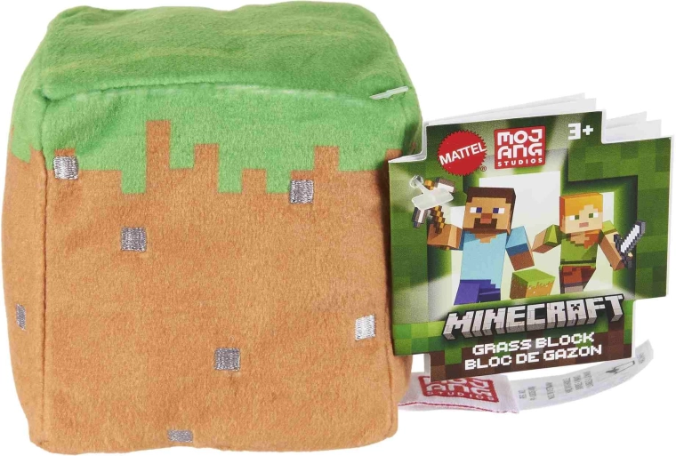 Minecraft Plush Cube Assorted - 1 Piece