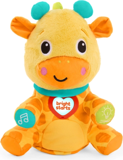 Interaktiivne hariduslik pehme mänguasi Bright Starts Chat & Cuddle Giraffe alates 6 kuu vanusest