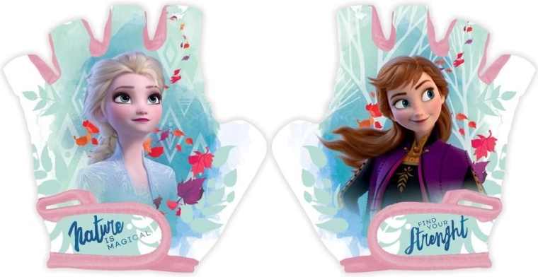 Laste jalgrattasõidukindad Frozen, roosad