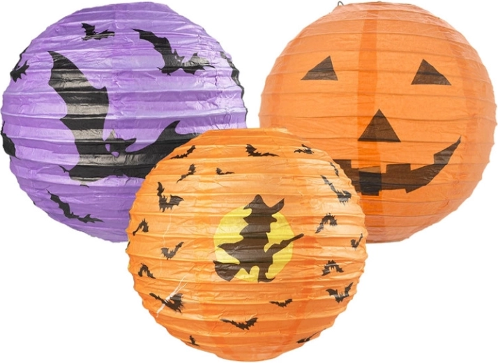 Paberist Halloweeni latern - 1 tk