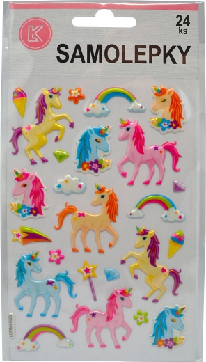 Unicorn Stickers 24 pcs