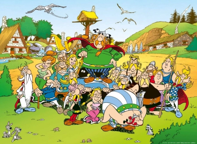 Ravensburger pusle Asterix ja Obelix – küla 500 tükki