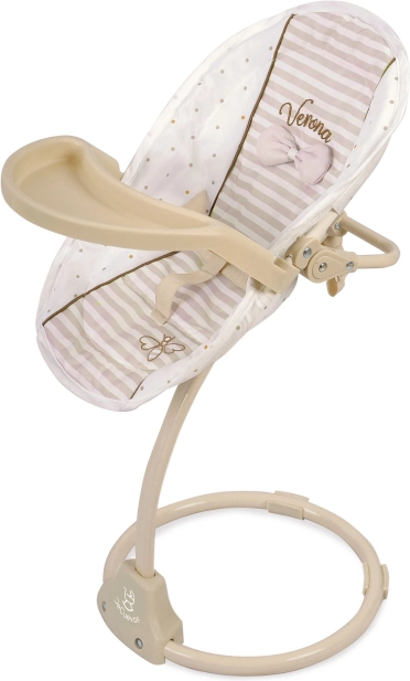 Multifunktsionaalne 3-in-1 söögitool ja kiik nukkudele Verona