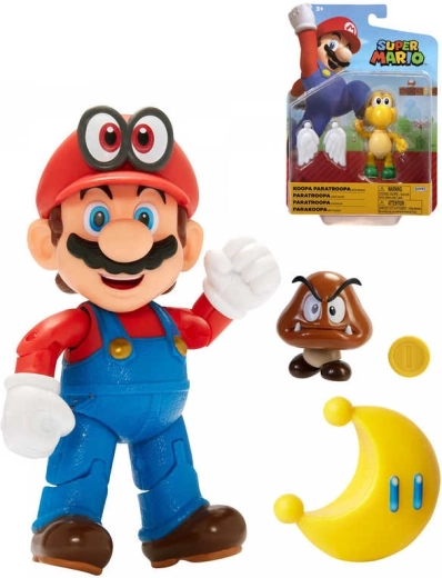 Nintendo Super Mario figuur 10 cm lisatarvikuga – 1 tk