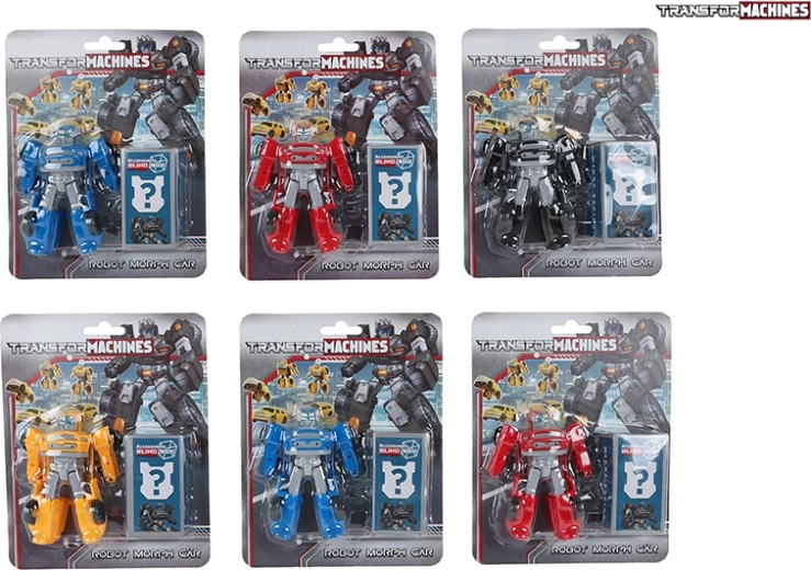Transforming Robot-Car 9.5 cm with Accessories