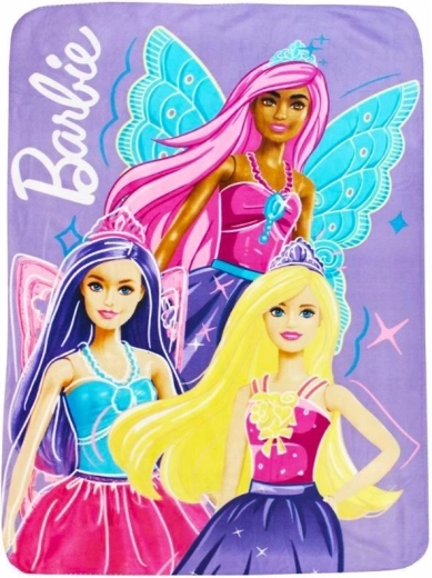Barbie fliistekk 100 × 140 cm