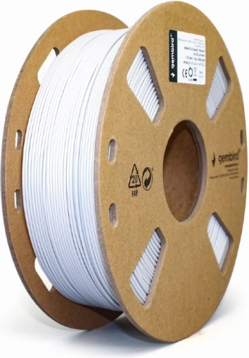 PLA Filament 1.75 mm matte light gray for 3D printers