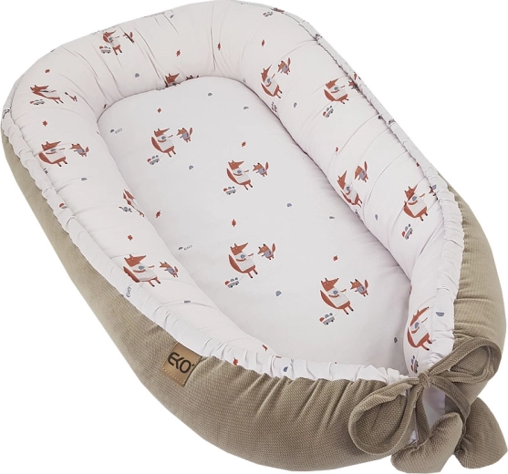 EKO beebipesa puuvillast ja velvetist Fox 90 × 60 cm