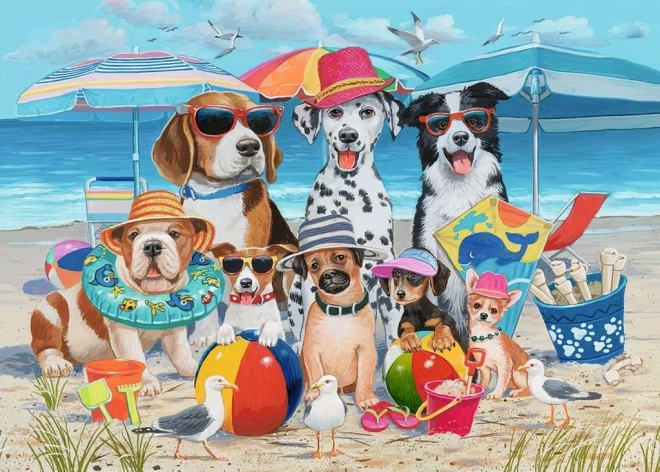 Puzzle Animal Friends on the Beach 35 Pieces
