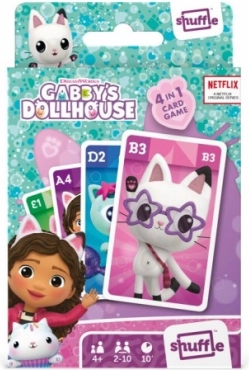 Kaardimäng SHUFFLE GABI KASSIMAJA 4-ühes