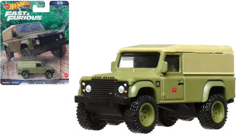 Hot Wheels Land Rover Defender 110 – Fast & Furious kollektsionäärimudel 1:64