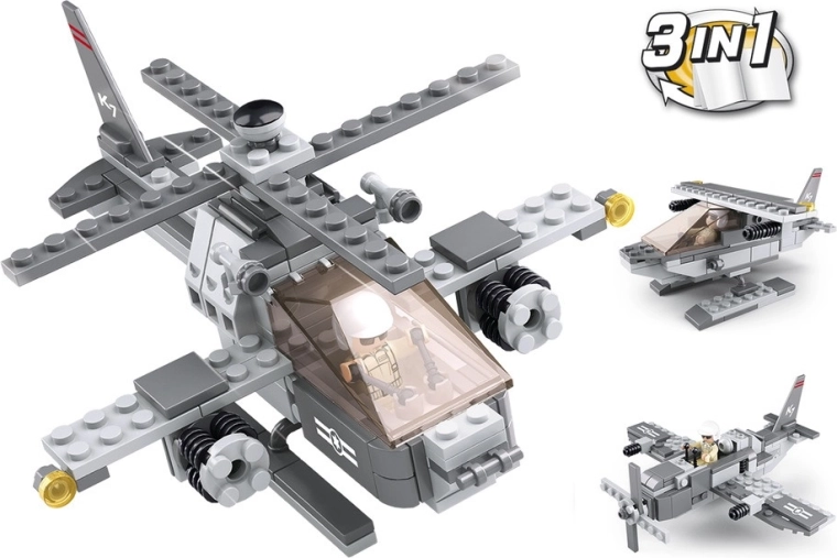 Sluban Army lahingukopter 3 ühes (144 detaili) - 1 tk