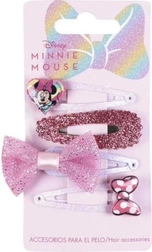 Minnie juukseklambrite komplekt (4 tk) – Cerda