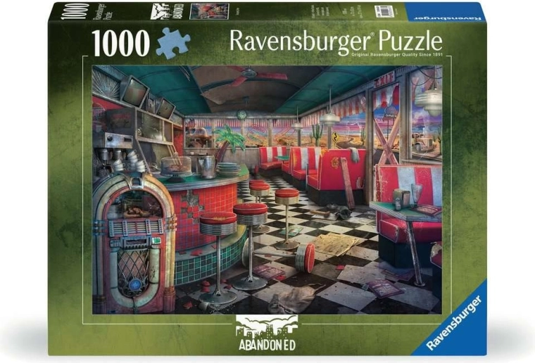 Ravensburgeri pusle Hüljatud paigad: lagunev bistroo 1000 tükki