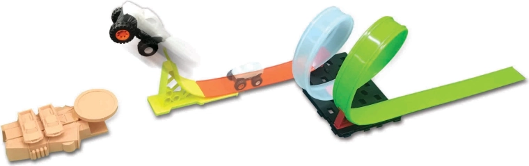 Maisto Cyber Racers Micro Monster Spin and Smash racing track