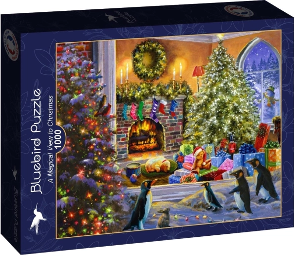 Bluebird puzzle Magical View of Christmas 1000 pieces