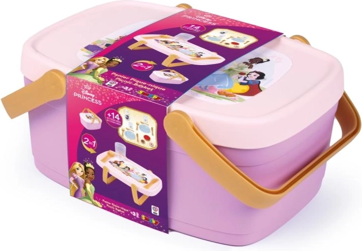 Disney Princessi piknikukorv 2 ühes koos lauakesega