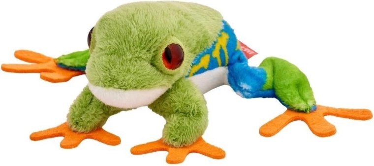 Blue-and-yellow poison dart frog 10 cm – Beppe ZOO plush toy