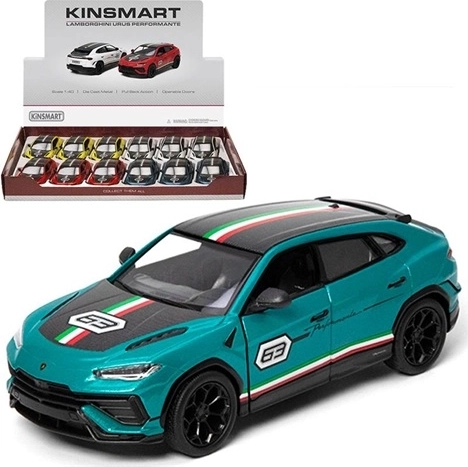 Kinsmart Lamborghini Urus Performante kleebisega – 1 tk