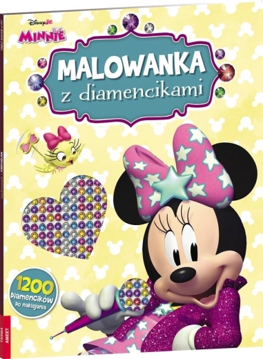Disney Minnie värviraamat teemantkestega
