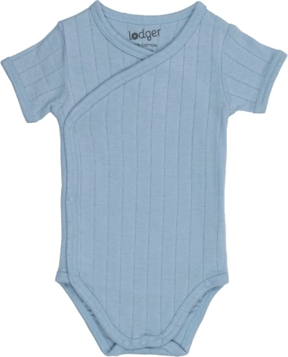 Lodgeri lühikeste varrukatega beebibodi Solid Blue Fogg – 1 tk