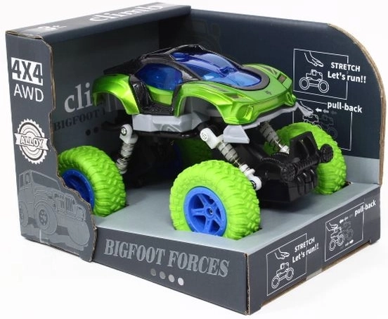 Metal 4×4 toy car with suspension