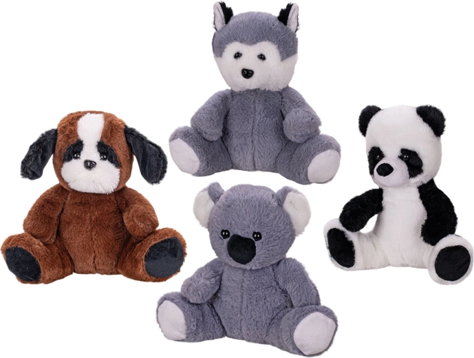 Plush Sitting Animal 19 cm