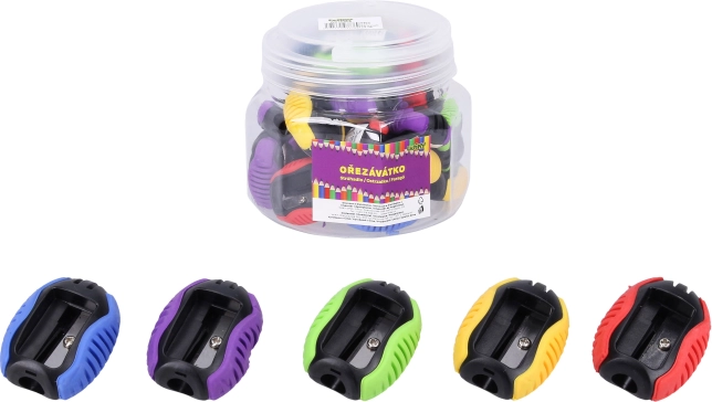 Ühe auguga pliiatsiteritaja 3,3 × 2 × 4 cm, värvisegu