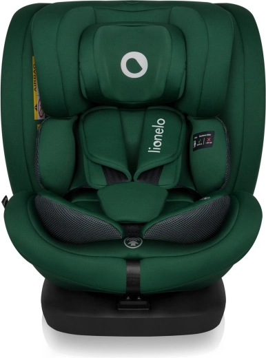 Laste turvatool Lionelo Bastiaan i-Size 40–150 cm Green Forest, pöörlev 4in1 ISOFIXiga